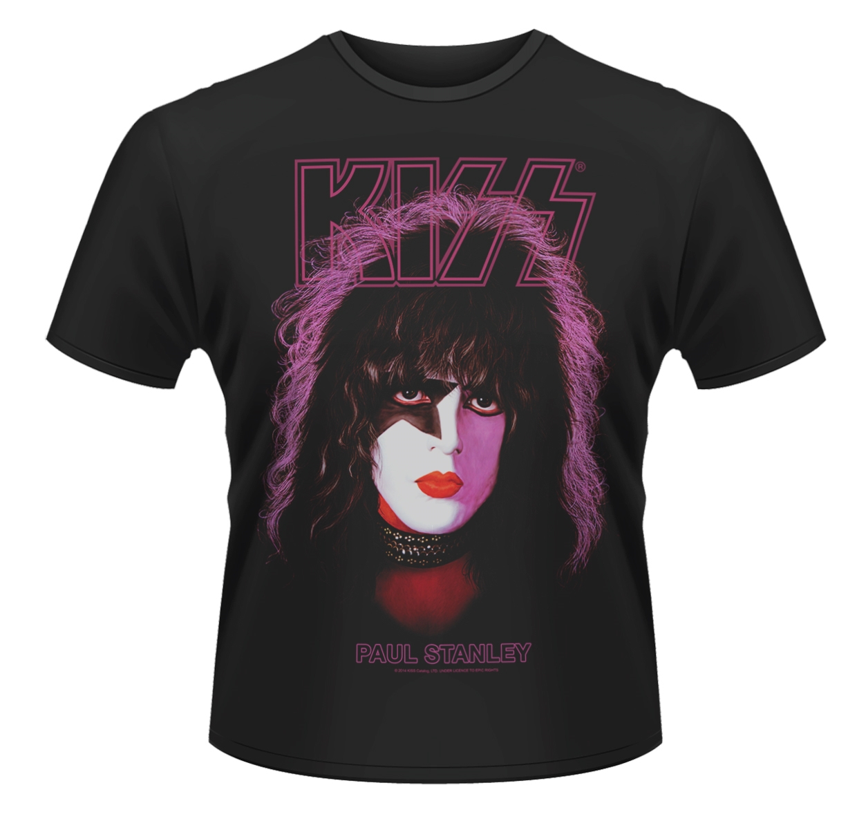 T-Shirt Kiss /'Paul Stanley/' Noir